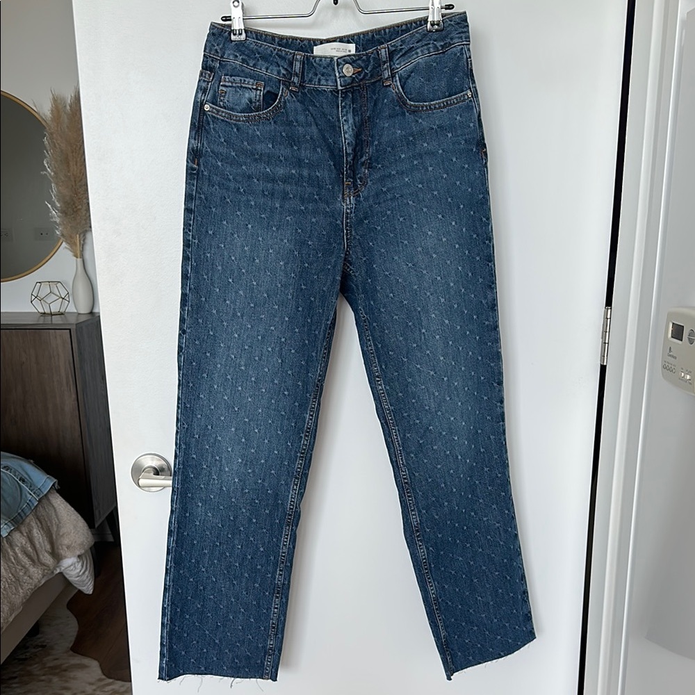 Zara Blue Denim Pants